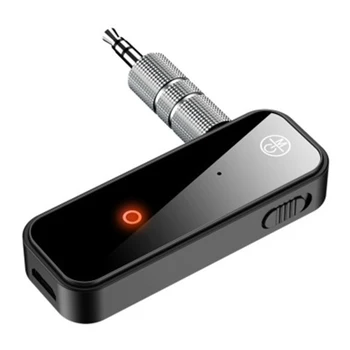 Bluetooth-kompatibel Receiver Transmitter-Adapter Stik til Mikrofon Håndfri 3,5 mm Stik Til Bilen, Musik, Audio-Aux-Hovedtelefon