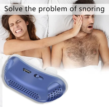 Elektrisk Snorken Apparat For Mænd Og Kvinder Snorken Forebyggelse Apparat Anti-Snoring Enhed Stop Snorken Prop Maskinen 176622