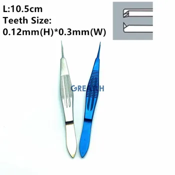 10,5 cm Væv Pincet Micro tweezer pincet oftalmologiske tweezer Oftalmologiske Mikrokirurgi værktøj