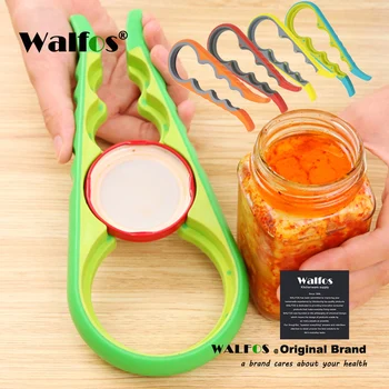 WALFOS Høj Kvalitet skruelåg Jar Flaske Skruenøgle 4 i 1 Kreative Multifunktions-Græskar-Formet dåseåbner Køkken Værktøj