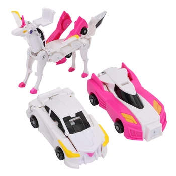 Hej Carbot Unicorn Mirinae Prime-Serien Krop robot Kit Legetøj Modeller 2 i 1 one Step Model Deforme Bil model, Børn legetøj