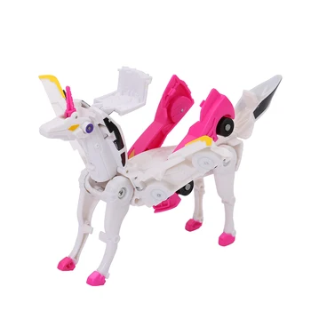 Hej Carbot Unicorn Mirinae Prime-Serien Krop robot Kit Legetøj Modeller 2 i 1 one Step Model Deforme Bil model, Børn legetøj