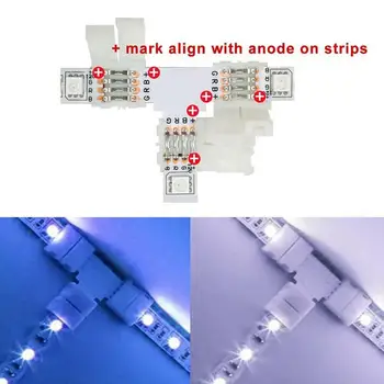 4PIN 8MM 10MM RGB LED Strip Light-Stik 1 2 3 5050 2835 5630 5730 LED Strip T L Form Stik LED Lys RGB Strip 177744