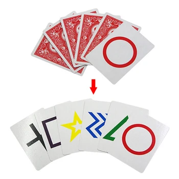 2Set Newst Fancy ESP Classic Kort, Magic Toy Sæt Novetly Close-up Magic Tricks Magia Ydeevne Rekvisitter Til Børn