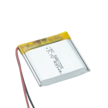 400mAh 3,7 V 582728 Lithium Polymer Li-Po-li-ion Genopladeligt Batteri Til smartwatch GPS, PDA, bærbare Bluetooth-højtaler, mp4 17848