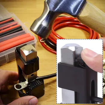 Kabelsko Crimptang Batteri Hammer Crimper Wire Terminal Svejsning Hammer Type Fjederbelastet Crimpning Tang Tilbehør