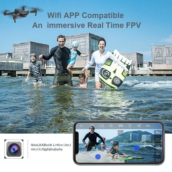 XKJ E58 WIFI FPV Med Vidvinkel HD 4k Kamera Højde-Hold-Funktion Sammenklappelig Arm RC Quadcopter Drone X Pro RTF-Dron legetøj til dreng vs E88 178885