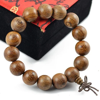 ISINYEE Mode Træ Perler Armbånd Til Kvinder, Mænd Buddhistiske Buddha Meditation, Religion Charm Perler 12mm Bøn Perle Yoga Smykker 178931