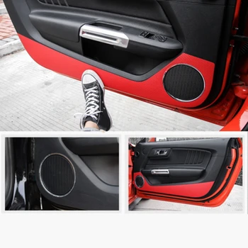Bilens Interiør Lister Carbon Fiber Døren Anti-Kick Anti-Dirty Mærkat for Ford Mustang 2016 178943