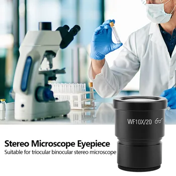 1pc WF10X/20 Wide Field Stereo-Mikroskop Okular Montering Størrelse 30mm 179196