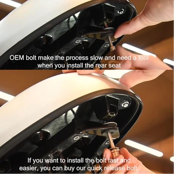 Motorcykel Aluminium bagskærm passagersæde Bolt Skrue Værktøj til Fjernelse af mindre Quick Release Til BMW R Ni T R9T RNINET-2020