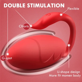 Sexlegetøj Vibrator, Dildoer for Kvinder Trådløs Fjernbetjening Magic Vibrator G Spot Klitoris Sex legetøj til Par Vibrerende Æg Svane
