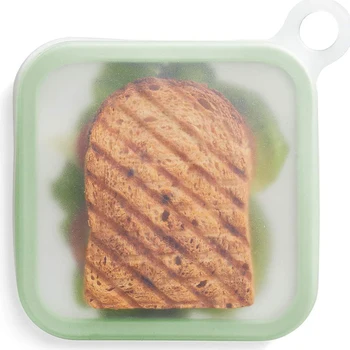 Bærbare genanvendelige silikone sandwich tilfælde,toast boks,Fleksibel Morgenmad, Frokost Opbevaring af mad Max Beholder,varme i mikrobølgeovn