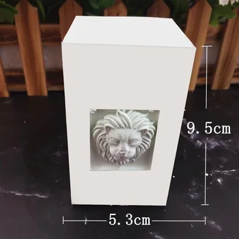 3D Tre-Dimensionelle Lion Silikone Lys Skimmel Hjem Gips Aromaterapi Skimmel Gips Kunsthåndværk Silikone Formen Sæbe Skimmel 181313