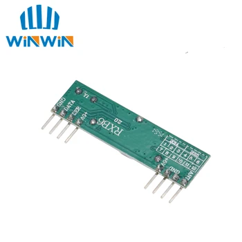 DC3V-5,5 V RXB6 433Mhz RF Superheterodyne Trådløse modtagermodul til Arduino/ARM/AVR 181896