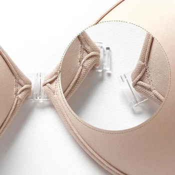 Kvinder 1 Par Sexede Nipple Mærkat Invisible Bra Bryst Indsætte Bryst Pastaagtige Nude Bh Solid Farve Blank Usynlige Seamless Bra 182177