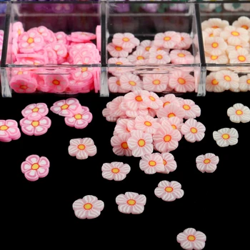 Farverige blomster skive nail art glitter paillet 3D Manicure Gemstone Tilbehør Foråret Og Sommeren Nail Design Dekoration af Forbrugsstoffer 182814