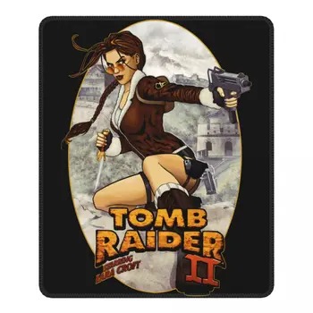 Tomb Raider: Lara Croft Adventer Spil Gaming Musemåtte, Non-Slip Musen Mats Naturgummi Computer Tastatur Skrivebord Pad 182918