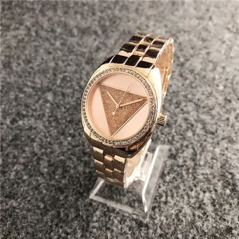 Reloj mujer luksus kvinder ure Nye brand dame Kjole designer damer diamant ur rosa guld armbåndsur simple Armbånd Ur