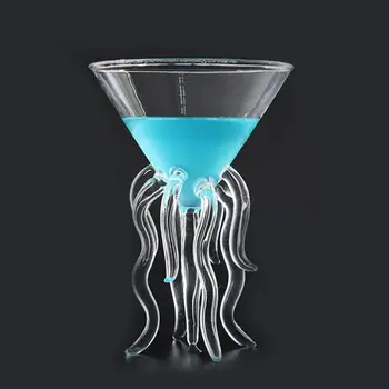 Octopus Cocktail Glas Gennemsigtige Vandmænd Glas Kop Juice Glas 35ED 183103
