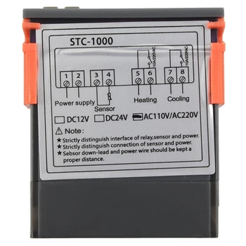 Nyeste 220V/STC-/1000 Digital temperaturregulator Termostat med NTC