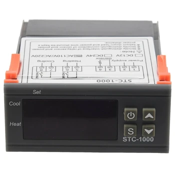 Nyeste 220V/STC-/1000 Digital temperaturregulator Termostat med NTC