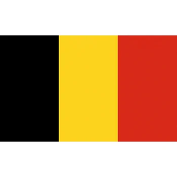 90x150 CM sort gul rød BEL belgien flag til pynt 184177
