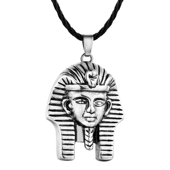 Gamle Egyp pyramide Design onde øjne Egyptiske Kors Egyptiske Dronning Nefertiti retro guld vedhæng Slavisk mænd Halskæde