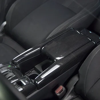 Reservedele til Honda Civic 10 2016-2020 Carbon Fiber Interiør Trim Eftermontering Central Kontrolpanel Klistermærker Dække