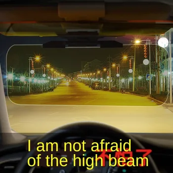 Bil anti-high beam solskærm front glas anti-blænding driver briller dag og nat