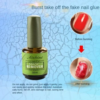 15 ml Nail Gel Magic Remover Gel Soak-off Nail Polish Remover Slet Primer Akryl Renere Affedtningsmiddel Til Nail Art Lacque