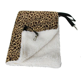 Åndbar Kat Hængekøje At Sove Hængende Pose Varm Kat Bed Leopard Mat Killing Komfortable Lam Cashmere Mat Pet Supplies 184912