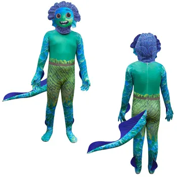 2021 Halloween Sommeren Solrig Dag Cosplay Luca Kostume Børns Præstationer Halloween Fisk Monster Kostume 185261