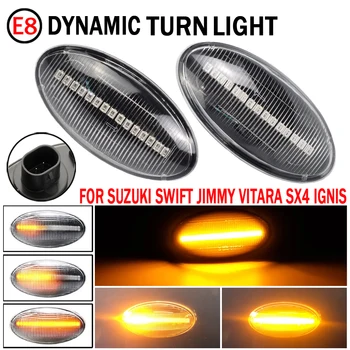 2stk LED Bil Dynamisk sidemarkeringslygter Blinklys Lys Signal Lampe blinklys Lys For Suzuki Swift RZ/AZ 2017 2018 2019 2020 185460