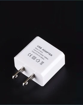 5V 1A OS Plug USB Power Adapter Oplader til iPhone, Samsung Xiaomi Mobiltelefon, iPad Universal AC Rejse Oplader 185704