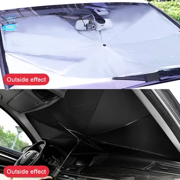 Bil Solsejl Beskytter Parasol Auto Foran Vinduet Parasol Dækker Bil Sun Protector Interiør Forruden Beskyttelse Tilbehør