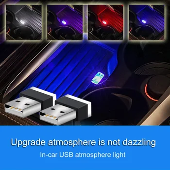 2021 Bil LED Lys USB-Atmosfære Lys for Ford Expedition EcoSport Kuga F-Serien Undslippe SVT Refleks Freestar 186190