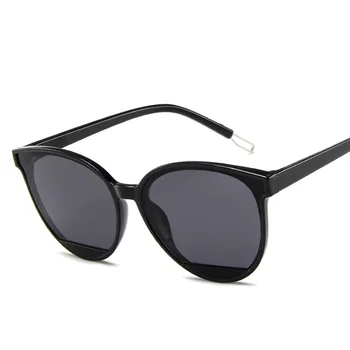 NYE Klassiske Ovale Red Cat Eye solbriller Kvinder Solbriller 2020 Kvindelige Vintage Luksus Plast Brand Designer UV400 Mode Oculos 186314