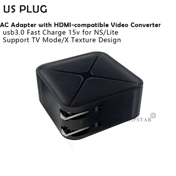 Hurtig Oplader til Nintendo Skifte Konsol Video Converter HDMI-Kompatibelt TV Udskiftning Oplader Dock til Nintend Skifte Adapter