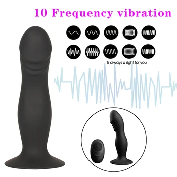 Anal Vibrator Til Mænd G-Spot Stimulator Anus Prostata Massager Vibrator til Kvinde Onani sexlegetøj til Mænd Butt Plug Sex Shop 187857