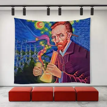 Van Gogh-Maleri Ryger Art Design Gobeliner Hippie Kunst