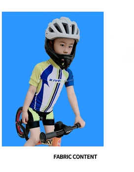 2021 Sommeren kortærmet Trøje Til Dreng Åndbar Barn Cykel Tøj Quick-tørring af Børns Cykel Sports Trop 188590