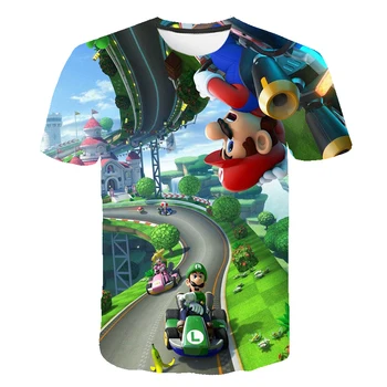 4 Til 14 Y Kids Spil Super Mario Bros Luigi T-Shirts Baby Drenge T-Shirt Børn, Tøj Til Børn Tøj Korte Ærmer Piger Toppe Tee 188678