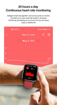 Smart ur 1,7 tommer Temperatur, der Overvåger puls, Blodtryk DIY ringer Sport ure IP68 Vandtæt til xiaomi iphone