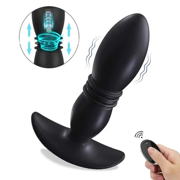 Frådede Anal Vibrator Sex Toy Prostata Massager Mænd 7 Frådede Vibration Modes, Wearable Anal Vibrator Vandtæt Wireless