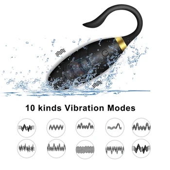 Fjernbetjeningen vibrerende æg Sex legetøj til kvinder Vibrator æg Bærbare Vaginal Kugler trådløse vibratorer til kvinder Legetøj for voksne