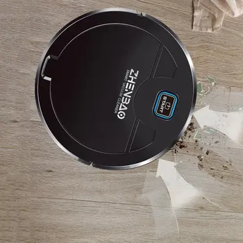 Home Robot Støvsuger - Flere Rengøring Tilstande Vakuum Bedste For Pet Hår Hårdt Gulv Og Mellemstore Tæppe Dovne Sweeper Støvsuger