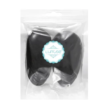 Lurrose 10 Par Professionel Vandtæt Øre Cover Beskytter Earmuff Ear Caps til Farvning af Hår Farve (Sort)