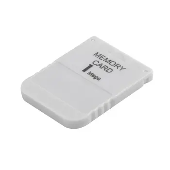 PS1 Memory Card 1 Mega Hukommelseskort Til Playstation 1 PS1 PSX Spil Nyttigt Praktisk Overkommelige Hvid 1M 1 MB