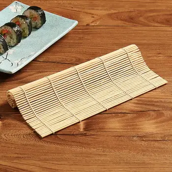 1 STK DIY Sushi Af Bambus Rullende Mat Kaffefaciliteter Bento Dekoration Onigiri Ris Roller Kaffefaciliteter Værktøj Hjem Køkken Tilbehør Engros